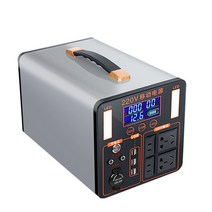 휴대용 발전소 1700W 출력 태양열 발전기 220V 파워 뱅크 EU 플매트 카펫 러그 순수 사인파 벽 충전 가능 1860Wh, [02] 1320Wh 1200W