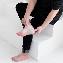 양말속에 숨기는 당당한 키높이 실리콘깔창 충격완화