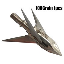 1pcs broadheads 100gn-125gn ​​화살표 팁 양궁 사냥을위한 화살촉은 복합 활 석궁 및 반동 화살에 적용됩니다., 17