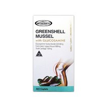 호주 마더네스트 Greenshell Mussel 초록입홍합+글루코사민+상어연골 1500mg 365캡슐, 4개