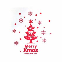 성탄 교회 성탄절 스티커 장식 성탄절 트리 01 레드, ☞ 해당 상품 선택하기_KSuper™