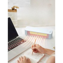키보드 히터 겨울 보온용 난방기 저소음 공부 작업실, 그린