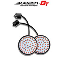 호환 할리데이비슨 빨간색 1156 48 smd led 후면 방향 지시등은 로드 킹 울트라 글라이드 로드 글라이드 등 오토바이 전구 삽입합니다, 없음
