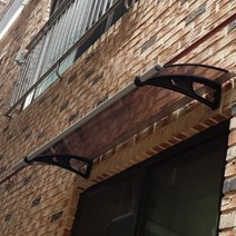 캐노픽스 450X1800 출입구비막이 현관비막이 창문고정식어닝 상가캐노피 테라스지붕 DIY간편설치, 그린, 블랙, 블랙