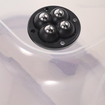 스테인리스강 쓰레기통 바퀴 보관 케이스 자체 접착 캐스터, [01]