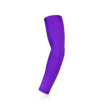 런닝 사이클 암웨어 쿨 토시 여름 스포츠 UV 보호 팔 슬리브 농구 사이클링 워머 달리기 배구 선 스크린 밴드러닝 암워머, 1Pcs Purple+L