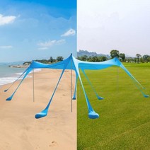 가제보 철제 정자 파고라 캐노피 천말 텐트 라이크라 야외 캠핑 팔각형 해변 태양 쉐이드 퍼걸라