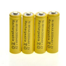 무선전화기 유뮤선전화기 레트로 1-10pcs 1.2v AA 충전식 배터리 NiMH 3000mAh 2A 니켈 수소 Batteria 정원, 04 10pcs