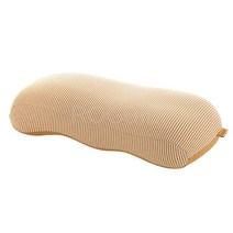 ROGBID 메모리 폼 느린 리바운드 다목적 전화 베개 자동차 요추 베개 사무실 베개 간단한 스트라이프 거짓말 소파 베개, {