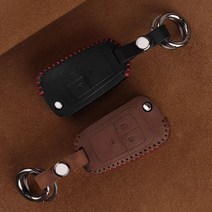 아베오세단 아베오해치백 라세티프리미어 올란도 트랙스 크루즈 어메이징크루즈 알페온 카마로SS 말리부 라세티디젤 스파크 임팔라 리모컨 폴딩키 스마트키 교체용 케이스, 순정형가죽(검정)