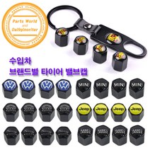 지프 타이어밸브캡 블랙타입 타이어 에어밸브캡, 17.재규어