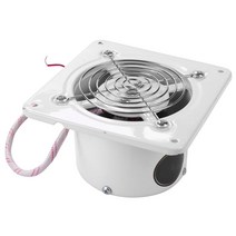 2800R / 분 덕트 부스터 벤트 팬 금속 220V 25W 4 인치 인라인 덕트 팬 배기 환기 덕트 팬 액세서리, 하나, 화이트 & 실버