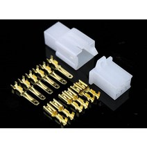 총알 단자 와이어 배선 커넥터 압착 절연 5대/몫 2.8mm2 3 4 6 9 핀 자동차 2.8 전기 와이어 커넥터 남성, 한개옵션1, 02 3P