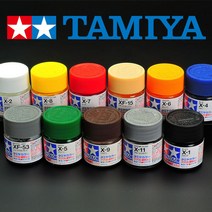 타미야 아크릴 도료 모음 TAMIYA 프라모델 건담도색 건프라 밀리터리, 아크릴 XF-9 헐레드