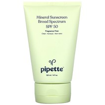 Pipette 미네랄 선크림 브로드 스펙트럼 SPF50 120ml 2개