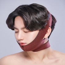 조아케어 코네오 얼굴리프팅 브이라인 밴드, 버건디-베이직