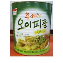 [더착한푸드]오이피클(슬 일미 3k) 식자재마트 대용량 업소용 피클 오이피클 오이절임 통조림