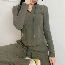 비위치 비위치 도톰골지후드와이드부츠컷트레이닝 set (9255407)