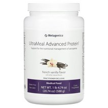 해외 3460002957 Metagenics UltraMeal Advanced Protein Medical Food French Vanilla 1 lb 4.74 o, One Color, One Size