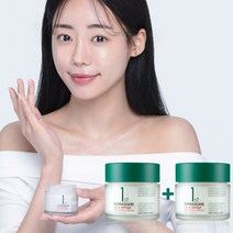 1+1더마쉐어 수분 보습 진정 시카 펩타이드 블레미쉬 클리어 대용량 비타민 모이스처 무자극 무향 수딩 크림 70ml 2개