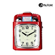 아남 킹콩 탁상 알람(야광) 시계 H791 (벨소리 엄청 커요) NEW, 레드