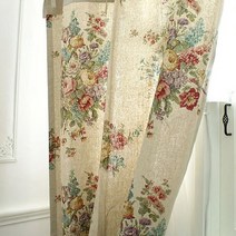 총각원단) 대폭린넨원단]장미의여왕(M E0069) c3