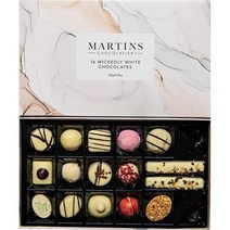 Martins Chocolatier 마르틴스 쇼콜라티에 Wickedly 화이트 콜렉션 럭셔리 수제 초콜릿 박스 249g -영국직송