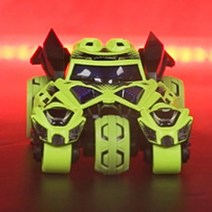 캐보트 3 in 1 풀백 자동차 미니카 장난감, 그린