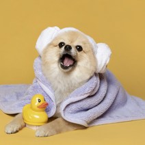 3L 물흡수 강아지 고양이 펫타올 목욕 수건 드라이 타월 라일락연보라색 M L 소중대형견 사이즈, 모두 다 3세트 라일락연보라