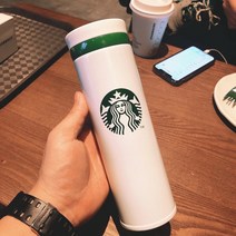 휴대용 빈티지 스테인레스 스틸 스타벅스 텀블러 선물 머그 보온병, 밀크