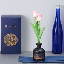 레이나퍼퓸 프리미엄 튤립 플라워디퓨저 200mlx2, 핑크병_옐로우_화이트머스크