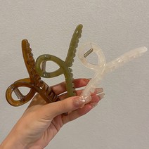 르미나인 시럽 집게핀 유광 반투명 12.5cm 3p 세트