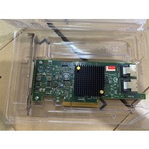 LSI MegaRAID SAS2308-8I 9217-8I 8 포트 6 기가바이트/초 HBA SAS/SATA RAID 카드 용, 한개옵션0