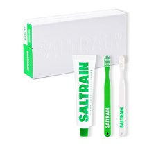 [솔트레인] 시카 염증케어 덴탈키트 그린(치약1개+칫솔2개), 그린