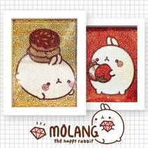 몰랑보석퍼즐 샤이닝 큐빅 액자 SET 15x20cm, 서울타임즈♣ 주먹밥 몰랑이