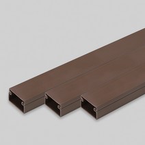 비츠온 PVC 사각몰딩 4호 밤색 백색 우드색 1000*26*13 전선정리 케이블보호 쫄대 전기공사 통신공사
