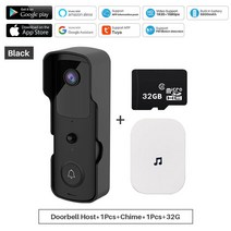 IoT Ai 인터폰 비디어폰 설치 교체 Tuya-스마트 비디오 초인종 와이파이 1080P 인터콤 도어 벨 IP 카메라, 05 Option 5_01 EU 플러그