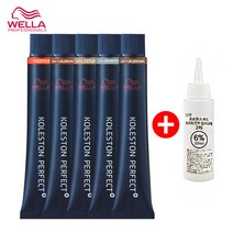웰라 NEW 콜레스톤 퍼펙트 플러스 염색약 80g 산화제 포함, 내츄럴 브라운 4/0-블랙, 1개