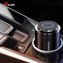 엑스크라프트 차량용 방향제 스마트 공기청정 공기청정기 XK-560U 실버, 콜로뉴