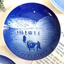 [앤틱]덴마크 코펜하겐 B&G 빙앤그랜달 장식접시 1972