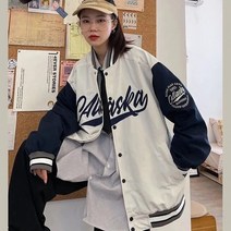 미니트레일러 미니카고트레일러 캠핑 트롤리 웨건 뉴아메리 프라이드 스트리트 레터 재킷 코트 여성 패션, 2L, 09 1