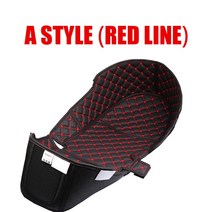 오토바이 라이더 탱크 커버 시트 버킷 패드 야마하 XMAX300 XMAX 300 125 250 400 2018 2020, 02 A Red line