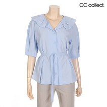 씨씨콜렉트 카라 슬림 블라우스 C212MSC062 SB