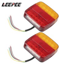 12v taillight 회전 신호 표시기 26 leds tail light car number plate light rear reverse brake stop lamp trail