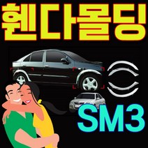 μ차량 외관 꾸미기 구형 sm3 전용 크롬 휀다몰딩 6P 다몰딩 더몰딩 다커버 익스테리어 필러 튜닝 자동차 휀다㏆_ea, SM3 (2002-2009), ㅮ유비A 크롬 휀다몰딩