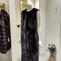 예본모피 롱 베스트 블랙그라마 베스트 (Y-248V/46)