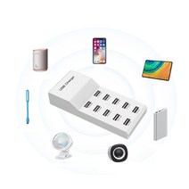 10구 USB 멀티 스마트충전기 유럽형코드 DC 5V USB충전