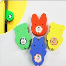 금강안전 손끼임방지 어린이 손보호 예방 문닫힘방지, 연두, 곰 전신