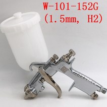 도색 부스 도장 스프레이 일본 건 자동차 가구 / 400ml W1 핸드 수동 페인트, [05] 152G1.5mm H2 Cap