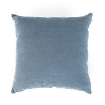 [JAJU/자주] 기본이 되는 솔리드 쿠션(솜포함)_40cmX40cm_블루, FR, 미디엄 블루